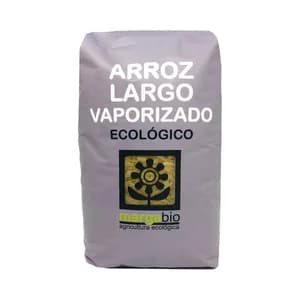MARGABIO Arroz largo vaporizado de agricultura ecológica 1 kg.