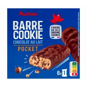 PRODUCTO ALCAMPO Galletas de pepitas de chocolate con leche y cereal 168 gr.