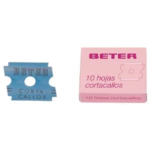 BETER Hojas de recambio para cortacallos BETER 10 uds