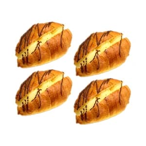 Croissant relleno de crema 4 uds. 520 g.