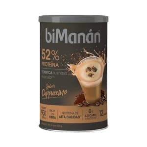 BIMANÁN Batido de proteína con sabor a cappuccino 360 g.