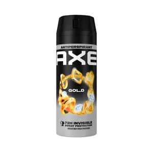 AXE Gold Desodorante en spray para hombre anti manchas y anti transpiración hasta 72 horas 150 ml.