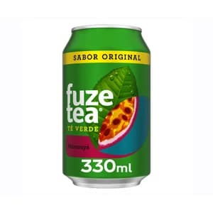 FUZE TEA Refresco de té verde maracuyá lata 33 cl.
