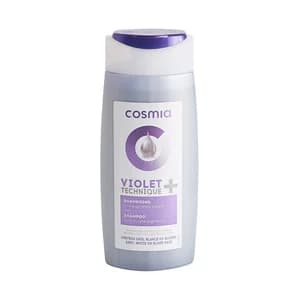 COSMIA Champú para cabellos blancos, canosos o rubios COSMIA Violet technique + 250 ml.