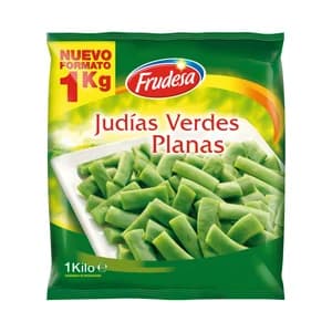 FRUDESA Judias verdes planas ultracongeladas FRUDESA 1 kg.