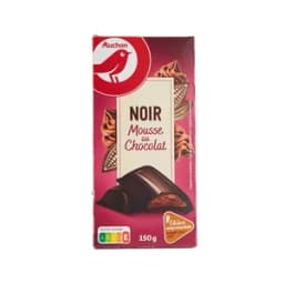 PRODUCTO ALCAMPO Chocolate negro relleno de mousse de chocolate 150 g.
