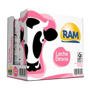 RAM Leche desnatada de vaca 6x1 l.