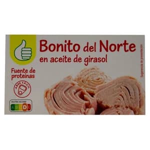 PRODUCTO ALCAMPO Bonito norte en aceite de girasol 72 g.
