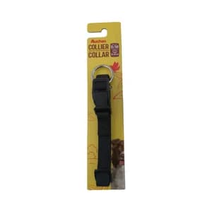 PRODUCTO ALCAMPO Collar de perro (1.5 cm.) negro, para perros S/M 32 - 40 cm.