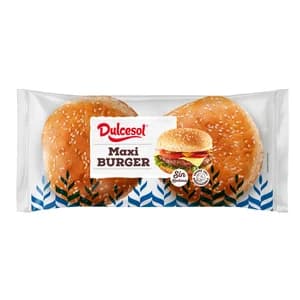 DULCESOL Pan de hamburguesa maxi 300 g.