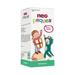 NEO PEQUES Inmuno+ Complemento alimenticio sabor a frutas, para el refuerzo del sistema inmunitario 150 ml.