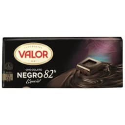 VALOR Chocolate negro 82% cacao especial 170 g.