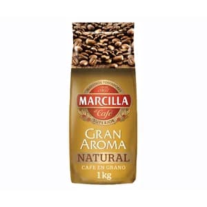 MARCILLA Café grano natural 1000 g.