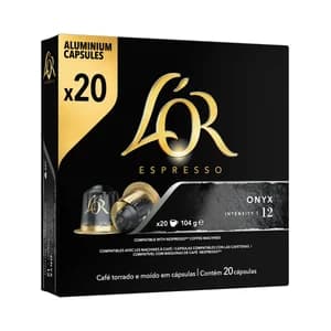 L"OR ESPRESSO Café en cápsulas Onyx I12, 20 uds.