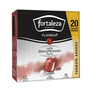 FORALEZA Platinium Café descafeinado en cápsulas 20 uds 104 g.