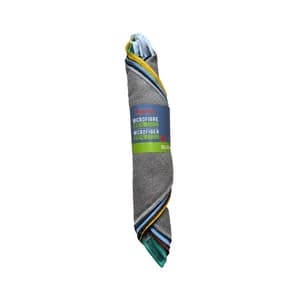 Set de bayetas multiusos de microfibra con gancho 5+1 30x30cm, AUCHAN