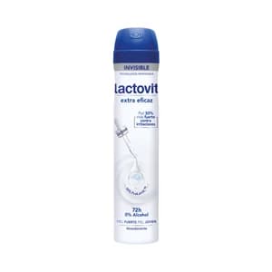 LACTOVIT Invisible Desodorante en spray para mujer sin acohol 200 ml.