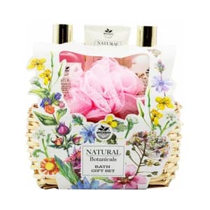 BECASAN NATURE Botanicals Cesta con productos para el baño.