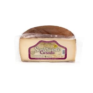 SAN VICENTE Queso mezcla curado (vaca-oveja y cabra), media pieza.