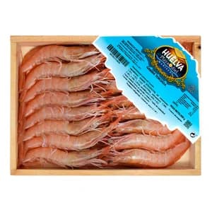 PLAYA ODIEL Gamba terciada caja de 300 g.