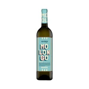 MOLONGO Vino blanco verdejo con D.O. Rueda botella 75 cl.