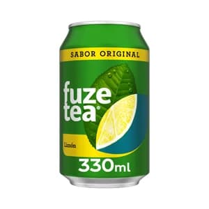 FUZE TEA Bebida té limón original lata 330 ml.