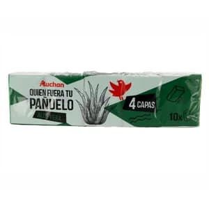 PRODUCTO ALCAMPO Pañuelo pocket aloe vera 4 capas 10 und