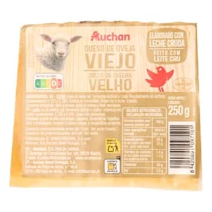 PRODUCTO ALCAMPO Queso de oveja viejo cuña 250 g.
