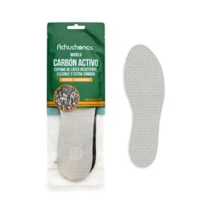 Plantilla carbón activo antiolor ACHUCHONAS, resistente, transpirable, extra cómoda, talla 44/45.