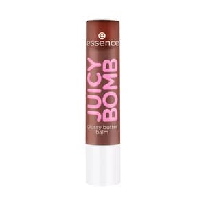 ESSENCE Juicy bomb tono 05 Choco-lot to handle, marrón oscuro Bálsamo labial brillante.