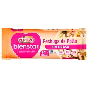 EL POZO Bienstar Pechuga de pollo cocida con sabor ahumado sin grasa ni azúcares 340 g.