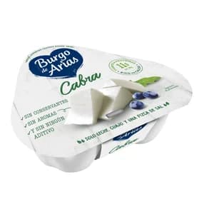 BURGO DE ARIAS Queso de cabra mini BURGO DE ARIAS 3 x 70 g.