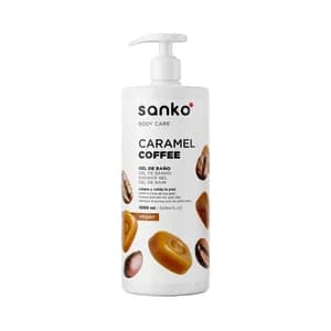 SANKO Gel de baño con aroma a caramelo y café 1 l.