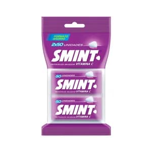 SMINT Caramelos comprimidos de frutos rojos sin azúcar 2 x 35 g.
