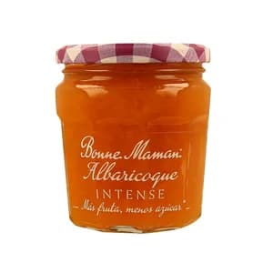 BONNE MAMAN Confitura extra de albaricoque reducida en azúcares 335 g.