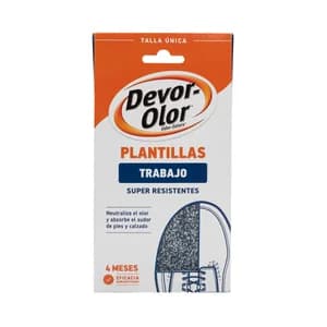 DEVOR OLOR Plantillas super resistente y desodorantes, especiales calzado de trabajo DEVOR-OLOR.