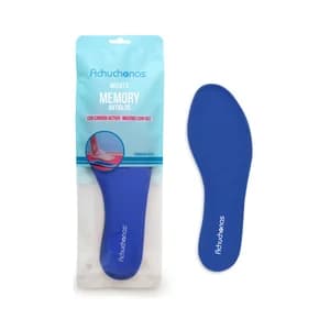 Plantillas Memory antiolor ACHUCHONAS, carbón activo y máximo confort, talla 43/44.