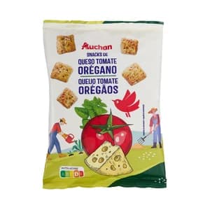 PRODUCTO ALCAMPO Snack de pan con queso, tomate y orégano 80gr