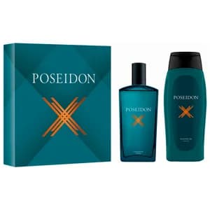 POSEIDON X Estuche regalo para hombre con colonia y gel.