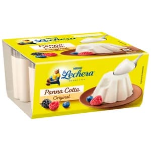 LA LECHERA Pannacotta sabor original 4 x 100 g.