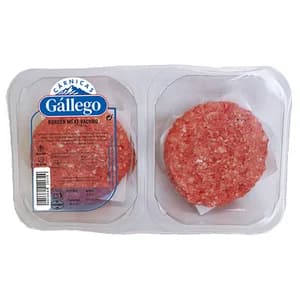 GALLEGO Burger meat de vacuno 4 x 100 g.