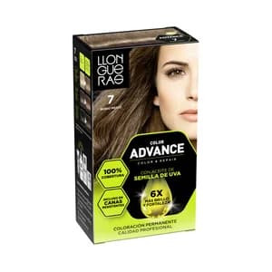 LLONGUERAS Color advance tono 7 rubio medio Coloración capilar permanente (tinte de pelo).