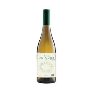 LAS MANOS Vino blanco ecológico elaborado en Valencia botella 75 cl.