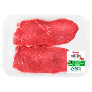 ALCAMPO CULTIVAMOS LO BUENO Filetes de 1ª A de vacuno Villa del monte, ideales para plancha o freir.