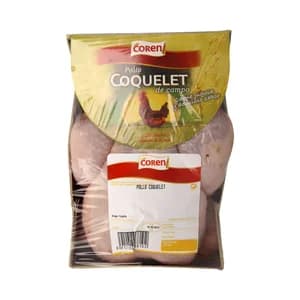 COREN Pollo coquelet de campo pieza de 450 a 550 g aproximadamente.