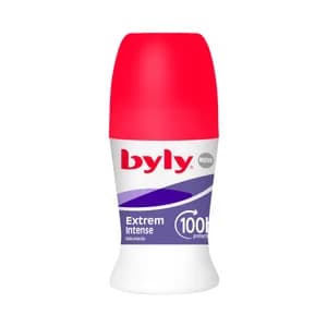 BYLY Extreme intense Desodorante roll on para mujer antitranspirante hasta 100 horas 50 ml.