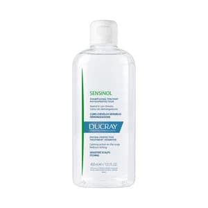 DUCRAY Sensinol Champú tratante fisioprotector (antipicor), para cueros cabelludos sensibles 400 ml.
