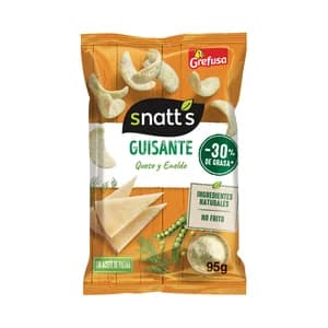 SNATTS Snacks de lentajas con queso y especias 95 g.