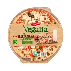 CAMPOFRÍO Pizza de verduras asadas y queso CAMPOFRÍO Vegalia 360 g.