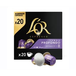 L`OR Lungo profondo intensidad 8 Café en capsulas 20 uds x 104 g